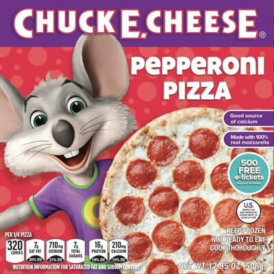 Chuck E. Cheese Frozen Pizza Arriving in Walmart Groceries Nationwide