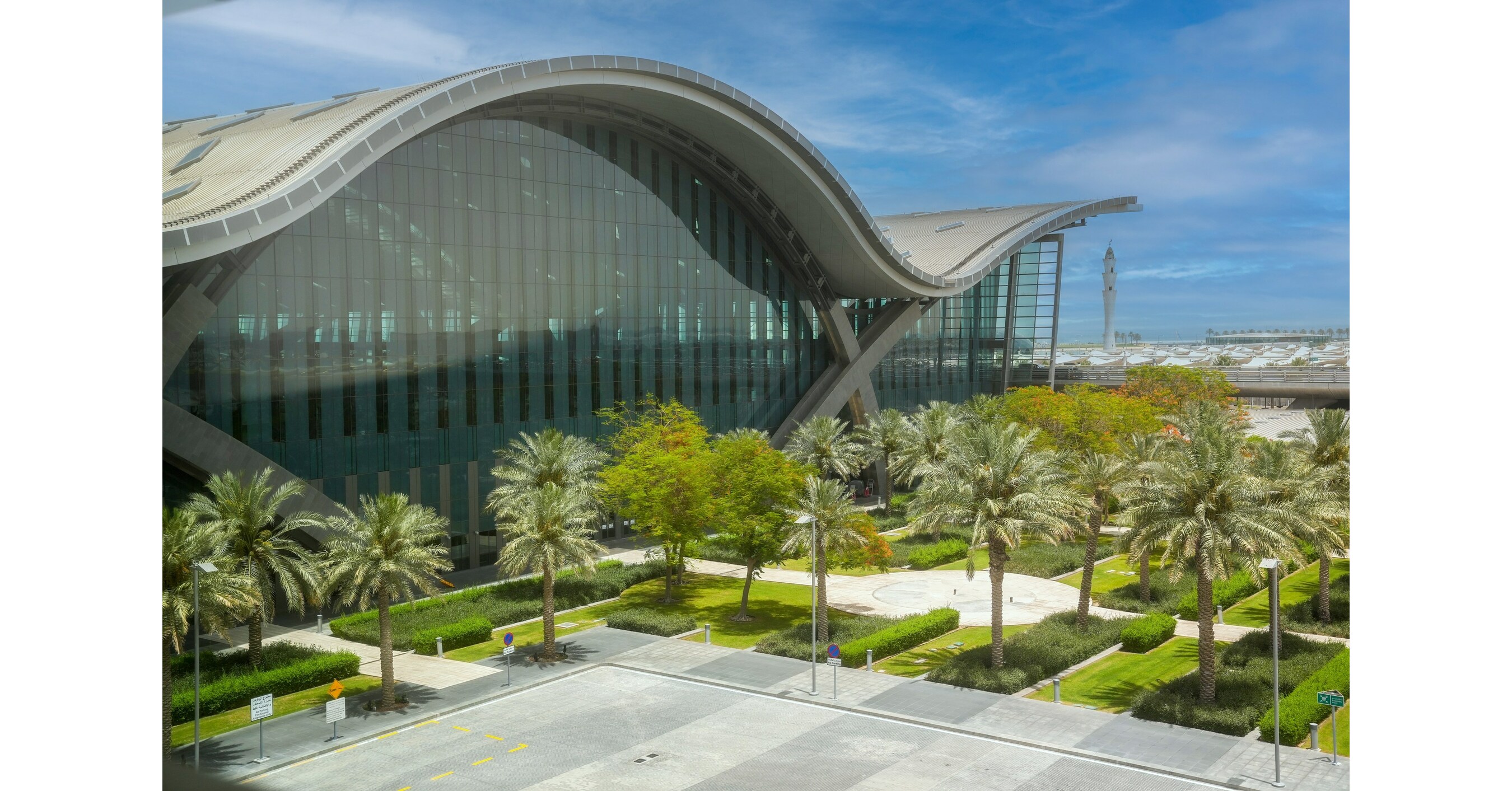 Hamad International Airport Becomes an Orchard