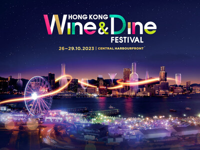 Taking place from October 26-29 at Victoria Harbour’s Central Harbourfront Event Space, Hong Kong Wine & Dine Festival 2023 will be a four-day gourmet extravaganza backdropped by the iconic city skyline. (CNW Group/Hong Kong Tourism Board)