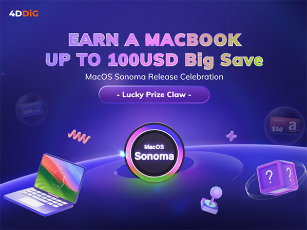 4DDiG macOS Sonoma Celebration: Win a MacBook Air and Amazon Gift Card! - Vimarsana News