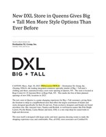 New DXL Store in Queens Gives Big + Tall Men More Style Options Than Ever Before