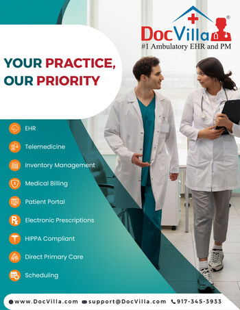 DocVilla Comprehensive EMR Software for Healthcare Management