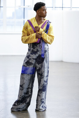 HIROMI ASAI SS24 Collection - overalls inspired by Japanese priests' formal clothes - Paris Fashion Week.