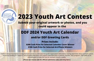 Debbie's Dream Foundation: Curing Stomach Cancer Launches the 2023 Youth Art Contest: Igniting Young Minds Against Stomach Cancer