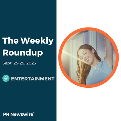 PR Newswire Weekly Entertainment Press Release Roundup, Sept. 25-29, 2023. Photo provided by Sony Electronics, Inc. https://prn.to/3Zyu8FX
