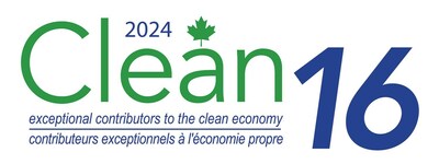 Canada's 2024 Clean16 Award Logo (CNW Group/Toronto Hydro-Electric System Limited)