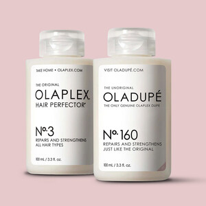 OLAPLEX DUPES THE DUPERS ON TIKTOK WITH OLADUPÉ, WHICH WAS REVEALED AS ITS BLOCKBUSTER NO. 3 HAIR PERFECTOR