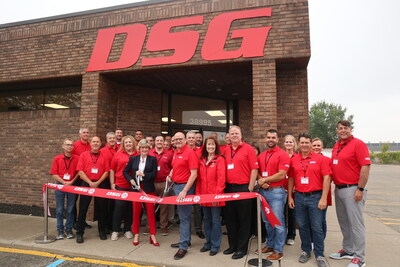 DSG Celebrates its Grand Opening in Livonia, Michigan Dakota Supply Group (DSG) recently announced the grand opening of its location at 38995 Schoolcraft Road in Livonia, Michigan. The official Grand Opening was celebrated on September 26, 2023, and included the following guests: Livonia's Mayor Maureen Miller Brosnan, City Treasurer Lynda Scheel, and Chamber of Commerce Vice President & COO Dawne Smith and GMK Construction Company, Greg Kenger.