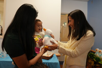 Ten children experience a heartwarming surprise and receive My Special Aflac Ducks® at El Paso Children's Hospital.