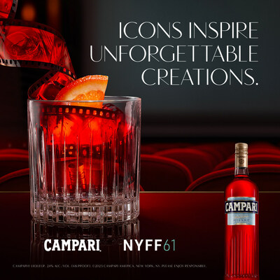 CAMPARI TOASTS TO MILESTONE FIFTH ANNIVERSARY AS THE OFFICIAL PARTNER OF THE 61ST NEW YORK FILM FESTIVAL