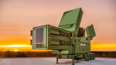 LTAMDS is the next generation air and missile defense radar for the U.S. Army. A 360-degree, Active Electronically Scanned Array radar, powered by Raytheon-manufactured Gallium Nitride, LTAMDS provides dramatically more performance against the range of threats, from manned and unmanned aircraft to cruise missiles, ballistic missiles and hypersonics. (PRNewsfoto/RTX)