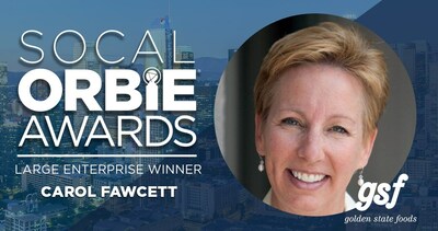 Large Enterprise ORBIE Winner, Carol Fawcett of Golden State Foods