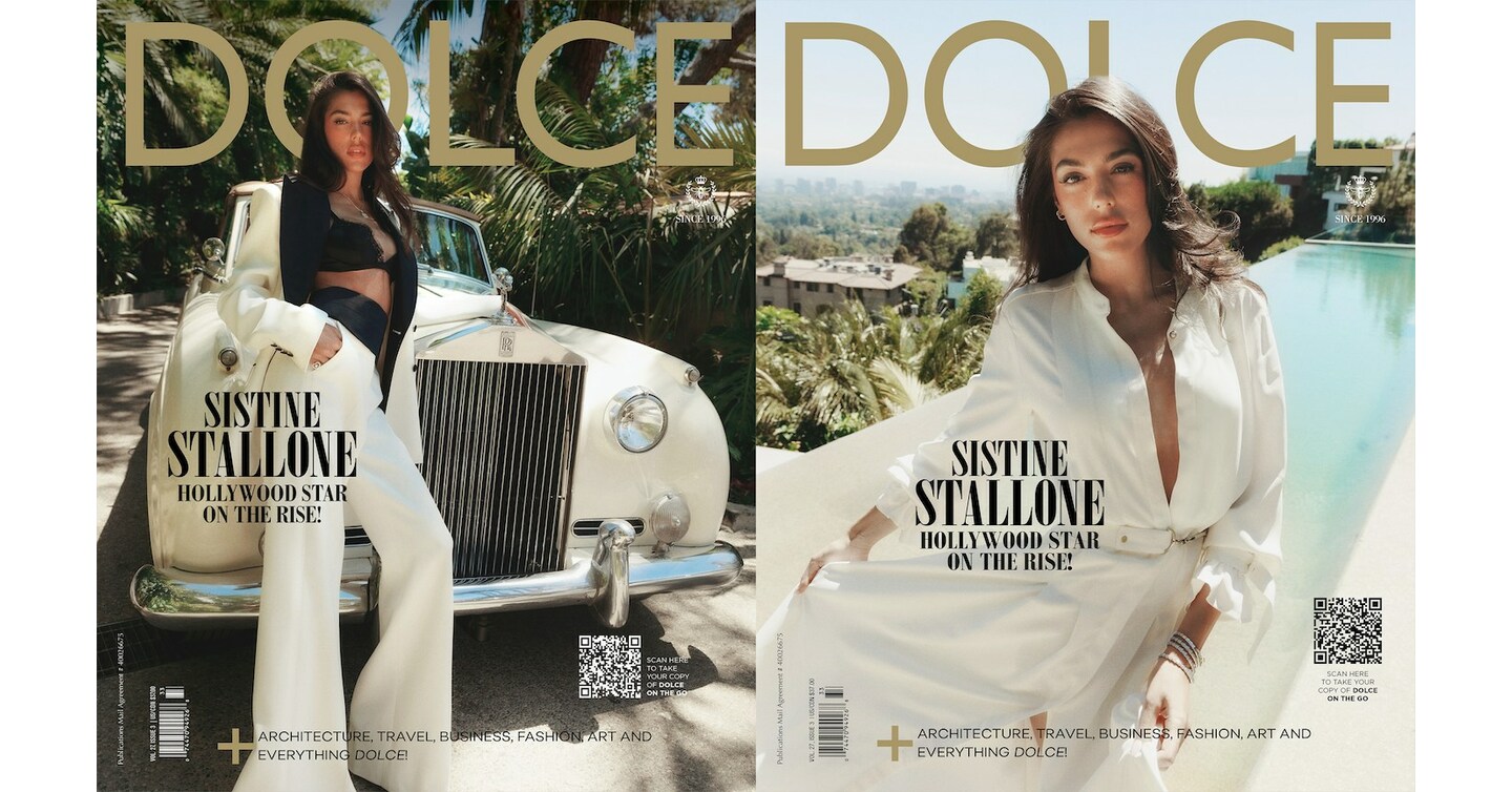 Hollywood Actress and Model Sistine Stallone is the Cover Star of Dolce Magazine Fall 2023 Issue Hollywood Actress and Model Sistine Stallone is the Cover Star of Dolce Magazine Fall 2023 Issue