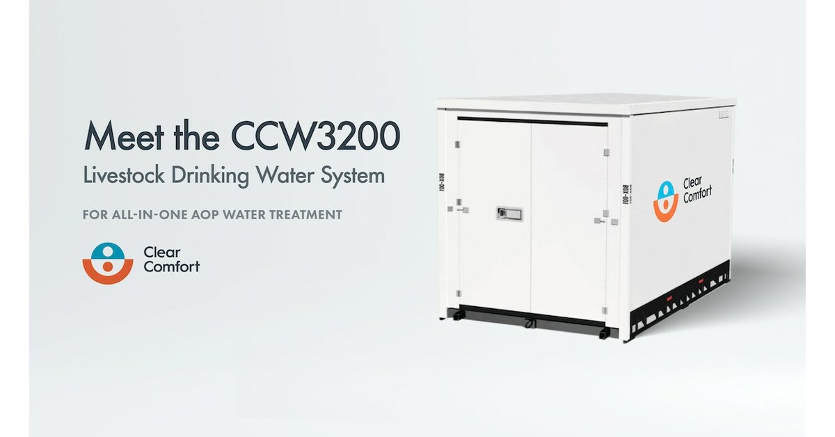 Clear Comfort Introduces the CCW3200™ AOP Livestock Drinking Water