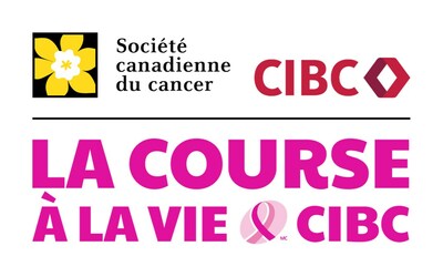 Logo de la Course  la vie CIBC de la Socit canadienne du cancer (Groupe CNW/Socit canadienne du cancer (Bureau National))