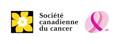 Logo de la Socit canadienne du cancer et ruban rose du cancer du sein (Groupe CNW/Socit canadienne du cancer (Bureau National))