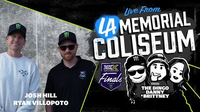 Monster Energy’s UNLEASHED Podcast Welcomes Supercross Racing Icons 
Ryan Villopoto and Josh Hill for a Special Live Episode at the LA Memorial Coliseum
