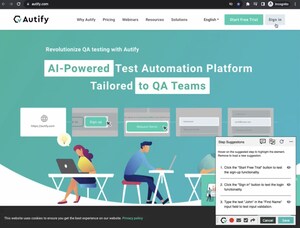 Autify launches Autify AI Labs, featuring Step Suggestions, a New No-Code Testing Assistant Powered by OpenAI's GPT-4