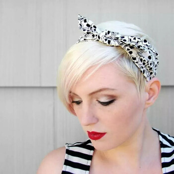Handmade Rockabilly Headband For Sale at Artisans Cooperative. Photo credit: Atypically Artistic
