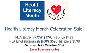 Health Literacy Innovations (HLI) Offers Health Literacy Advisor (HLA) Software Discount in Honor of Health Literacy Month