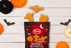 Pumpkins and Bats and Ghosts, Oh My! Tyson® Brand's Halloween-Shaped Nuggets Hit Shelves for the First Time Ever