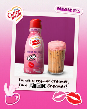 THAT'S SO FETCH! COFFEE MATE® DEBUTS MEAN GIRLS LIMITED-TIME OFFERING, THE FIRST-EVER PINK COFFEE CREAMER