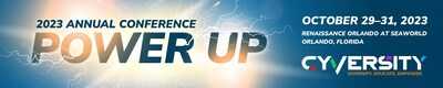 Cyversity's annual Power Up conference will take place in Orlando, Florida on October 29 - October 31, 2023, at the Renaissance Orlando at SeaWorld.