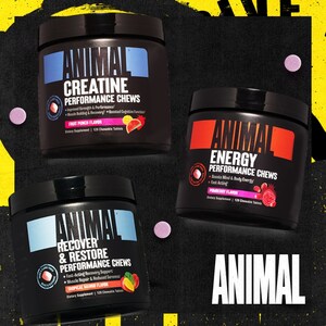 Animal Brand Unveils Exciting Innovations in Fitness Nutrition with Energy and Recovery in a Chewable Form