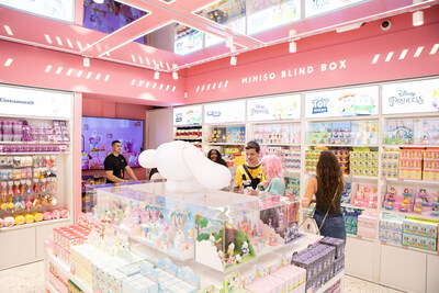 Blind Box collections in the store create a dreamland of childlike wonder for shoppers