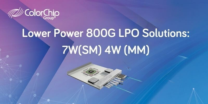 ColorChip Group Showcases a Full Suite of 800G Solutions Based on DSP and Linear Drive with Reduced Power Consumption (LPO) - Vimarsana News