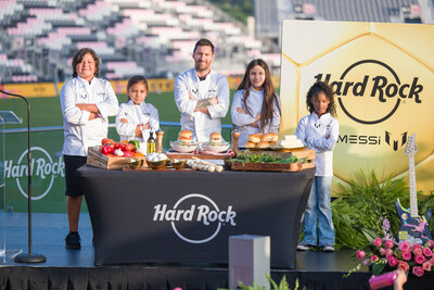 Hard Rock International and global brand ambassador, Leo Messi, announce their first-ever Messi menu for kids, 
