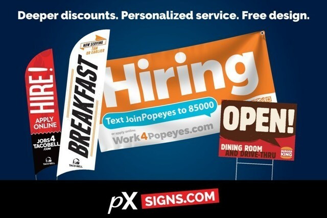 pX SIGNS rolls out Exclusive Program for Multi-Unit Operators