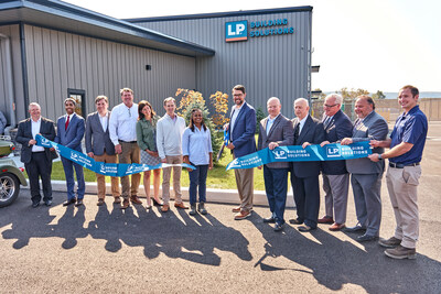 LP Building Solutions opens new LP® SmartSide® ExpertFinish® facility in Bath, New York.