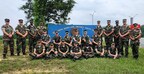 Youth members of the Young Marines Division 2 at Leadership School in Maryland