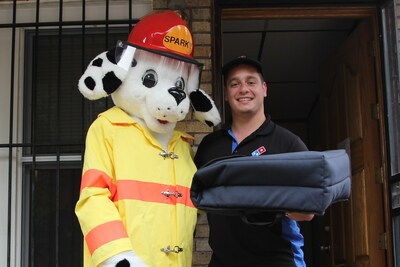 Domino's and the National Fire Protection Association are joining forces to deliver fire safety messages to homes across the country.
