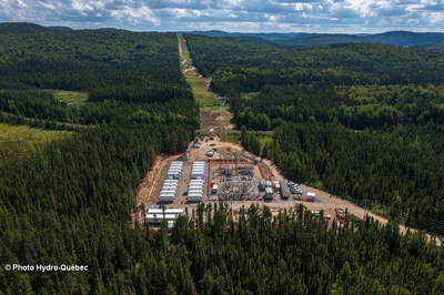 EVLO project in the town of Parent, Québec (CNW Group/Hydro-Québec)