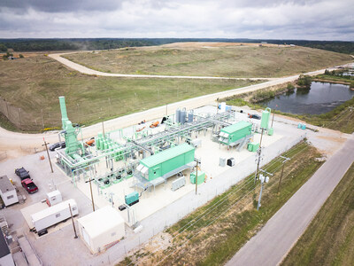 The Archaea Energy renewable natural gas plant in Medora, Indiana. Photo courtesy of bp.