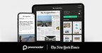 The New York Times Company and PressReader Announce New Agreement to Drive Global Distribution and Reach New Audiences
