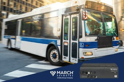 March Networks’ RideSafe XT with Sleep Mode Helps Transit Agencies Reduce Risk When Buses Are Out of Service (CNW Group/MARCH NETWORKS CORPORATION)