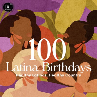 100 Latina Birthdays cover art. Artist: Reyna Noriega