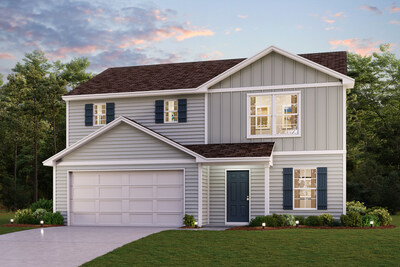 Dupont Floor Plan Rendering | New Homes Near Greenville, SC by Century Complete