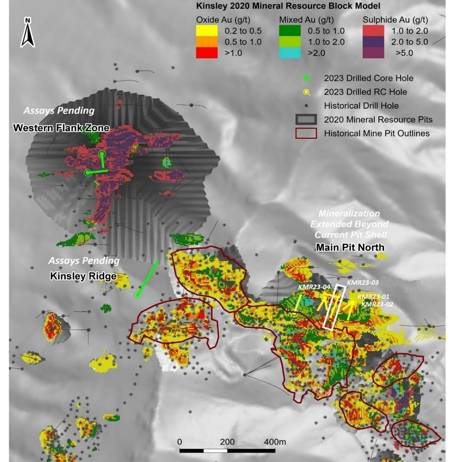 Figure 1. Kinsley Mountain 2023 RC and Diamond Drilling Completed (CNW Group/Nevada Sunrise Metals Corporation) Figure 1. Kinsley Mountain 2023 RC and Diamond Drilling Completed (CNW Group/Nevada Sunrise Metals Corporation)