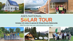 Embrace a Greener Future: Join the American Solar Energy Society's 28th Annual National Solar Tour on October 6-8