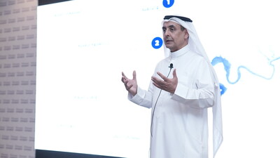 Arabsat's CEO During the New Identity Event 