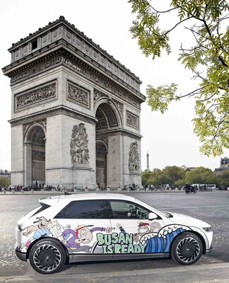 Hyundai Motor Group Rolls Out Art Cars in Paris, Supporting Busan's Bid to Host 2030 World Expo