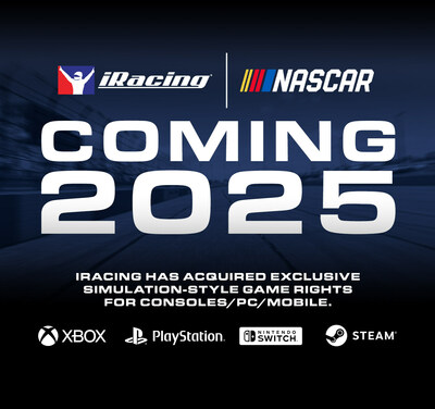 iRacing to develop next NASCAR game for consoles and PC.