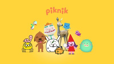 Piknik is a new app subscription service for preschoolers featuring games from award-winning digital studios Toca Boca® and Sago Mini®, offering families touch-screen content with a single membership that works across iOS and Android devices. (CNW Group/Spin Master)