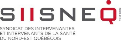 Logo de SIISNEQ-CSQ (Groupe CNW/SYNDICAT DES INTERVENANTES ET INTERVENANTS DE LA SANTE DU NORD-EST QUEBECOIS (SIISNEQ-CSQ))