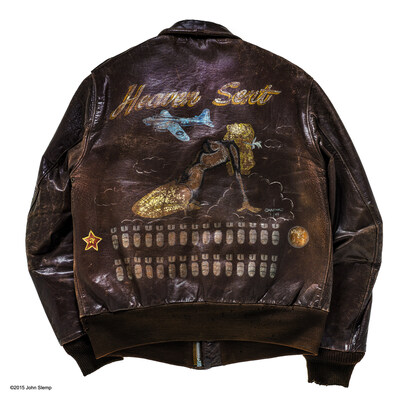Lewis Herron Heaven Scent Jacket from the 100th Bomb Group of the Mighty 8th U.S. Army Air Corp.