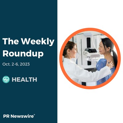 PR Newswire Weekly Health Press Release Roundup, Oct. 2-6, 2023. Photo provided by MedStar Health. https://prn.to/46gxG2t